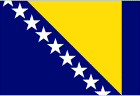 bosnisch-herzegowinische Flagge